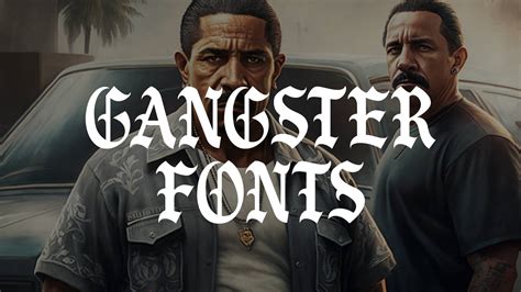 gangsta lettering fonts|original gangsta font generator.